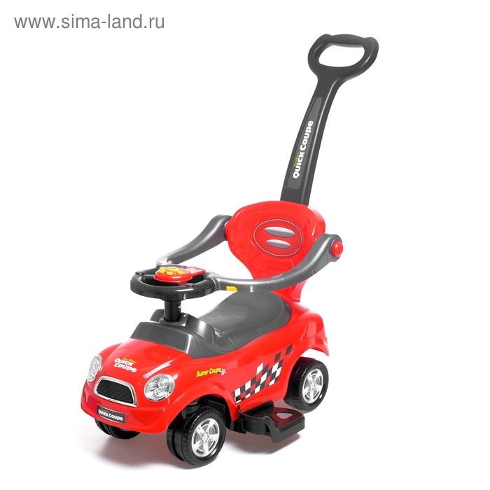 Толокар - каталка «Тачка», с родительской ручкой, цвет красный
Толокар - каталка «Тачка», с родительской ручкой, цвет красный