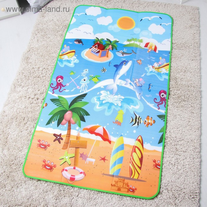 Коврик детский на фольгированной основе, «Морские жители» размер 177х99х0,5 см.
Коврик детский на фольгированной основе, «Морские жители» размер 177х99х0,5 см.