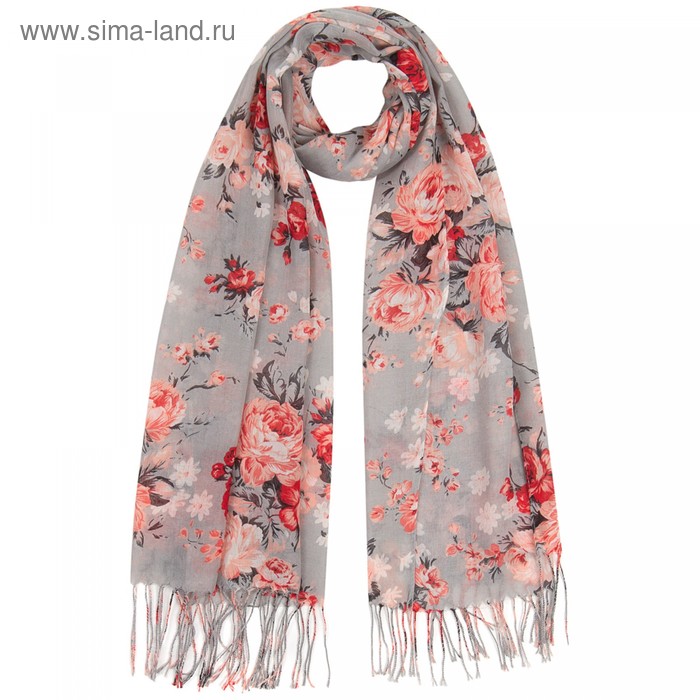 Палантин женский текстильный, цвет серый/цветы, размер 63х180
Палантин женский текстильный, цвет серый/цветы, размер 63х180