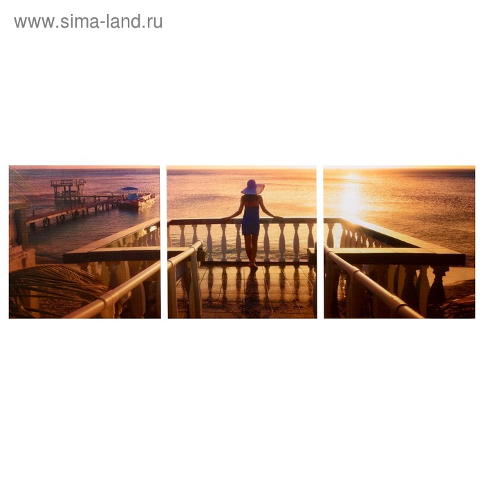 Модульная картина "Морской закат" (3-35х35) 35х105 см
Модульная картина "Морской закат" (3-35х35) 35х105 см