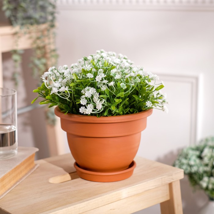 Горшок для цветов "Кампана", красная глина, 1.5 л
Горшок для цветов "Кампана", красная глина, 1.5 л