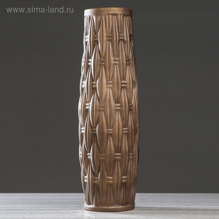 Ваза керамическая "Корзинка", напольная, медный цвет, 72 см
Ваза керамическая "Корзинка", напольная, медный цвет, 72 см