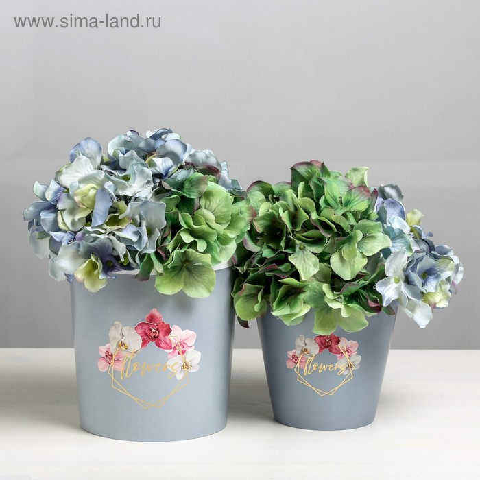 Набор кашпо 2 в 1 Flowers, тиснение, 0,8 и 1,6 л, 11 х 12 и 14 х 14 см
Набор кашпо 2 в 1 Flowers, тиснение, 0,8 и 1,6 л, 11 х 12 и 14 х 14 см