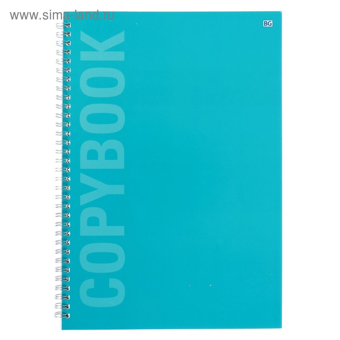 Тетрадь А4, 80 листов в клетку, на гребне, Monotone (бирюзовая)
Тетрадь А4, 80 листов в клетку, на гребне, Monotone (бирюзовая)