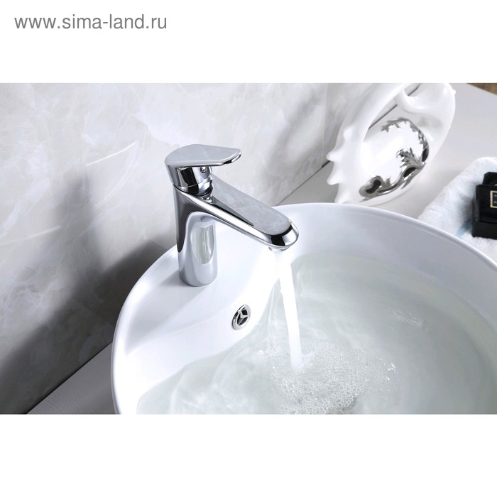 фото Смеситель для раковины lemark point lm0306c, монолитный, цвет хром