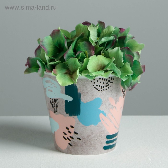 Кашпо «Яркие мазки», 0,8 л, 11 х 12 см
Кашпо «Яркие мазки», 0,8 л, 11 х 12 см