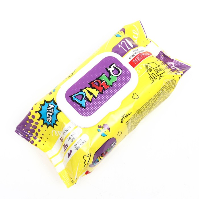 Влажные салфетки PARLO, универсальные, для всей семьи, 120 шт. 
Влажные салфетки PARLO, универсальные, для всей семьи, 120 шт.