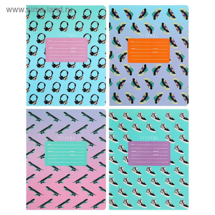 Тетрадь 24 листа в клетку Teen spirit, обложка мелованный картон, блок офсет, МИКС
Тетрадь 24 листа в клетку Teen spirit, обложка мелованный картон, блок офсет, МИКС