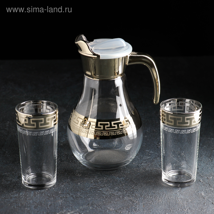 Набор питьевой «Нэро», 3 предмета: кувшин 1 л, стакан 230 мл, 2 шт
Набор питьевой «Нэро», 3 предмета: кувшин 1 л, стакан 230 мл, 2 шт