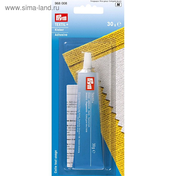 Клей текстильный «Textil+», 30 г
Клей текстильный «Textil+», 30 г