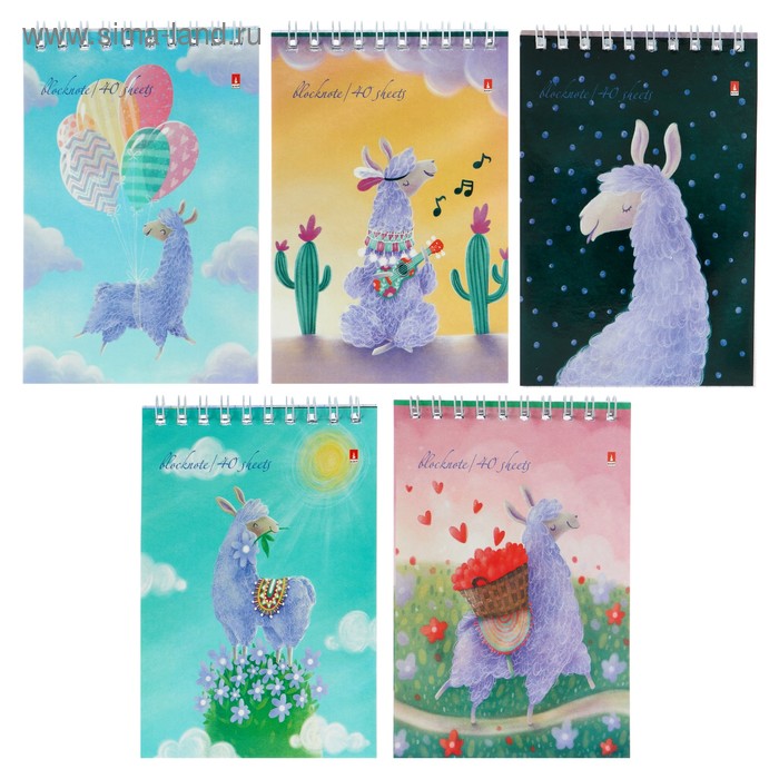 Блокнот А6, 40 листов на гребне "Лавандовые ламы", обложка ламинированный картон, МИКС
Блокнот А6, 40 листов на гребне "Лавандовые ламы", обложка ламинированный картон, МИКС