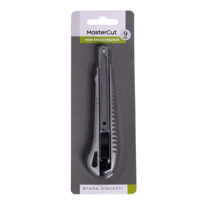 Нож канцелярский 9 мм Mastercut, алюминиевый корпус
Нож канцелярский 9 мм Mastercut, алюминиевый корпус