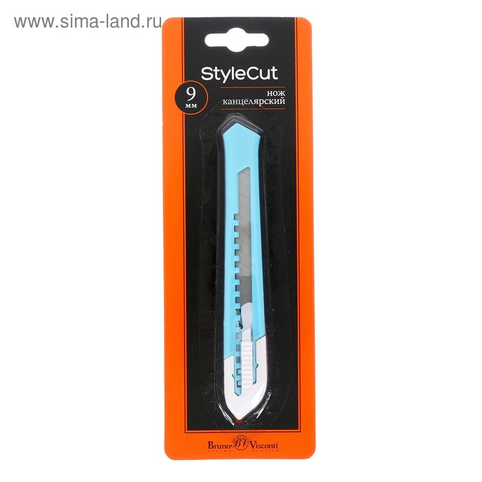 Нож канцелярский 9 мм Stylecut, пластиковый корпус, вид 2
Нож канцелярский 9 мм Stylecut, пластиковый корпус, вид 2