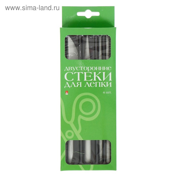 Стеки для лепки пластиковые, двусторонние, 4 штуки
Стеки для лепки пластиковые, двусторонние, 4 штуки