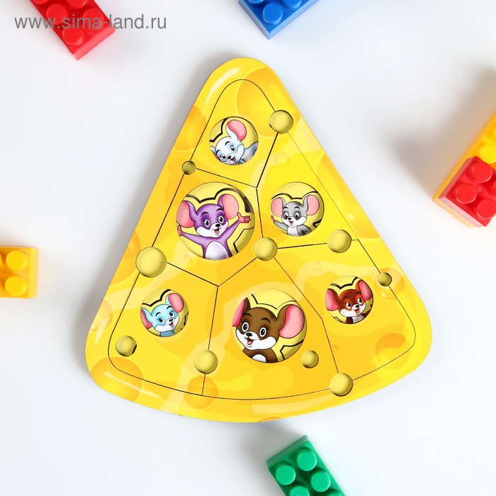 Сортер-головоломка "Мышки в сыре”
Сортер-головоломка "Мышки в сыре”