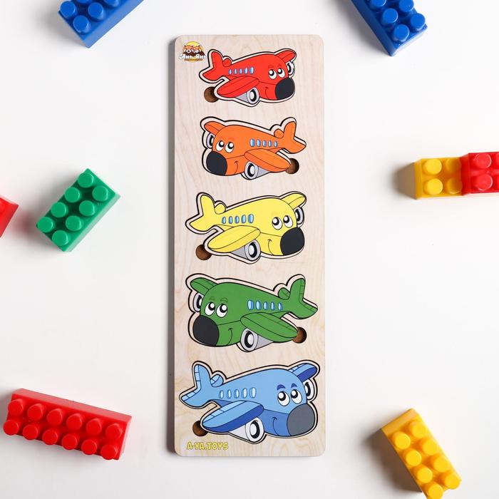 Сортер "Больше-меньше. Самолетики"
Сортер "Больше-меньше. Самолетики"