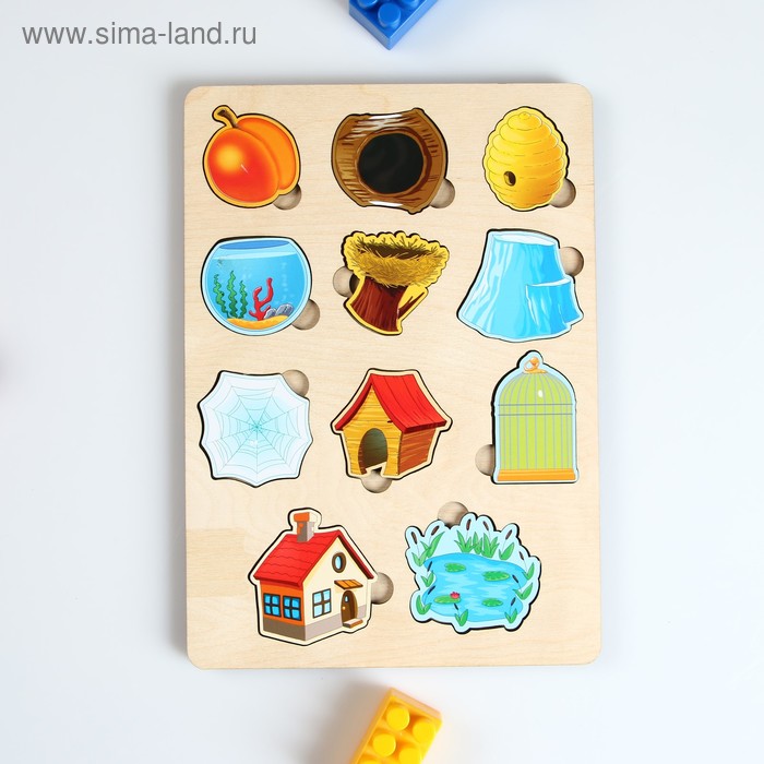 Сортер "Кто Где живет"
Сортер "Кто Где живет"