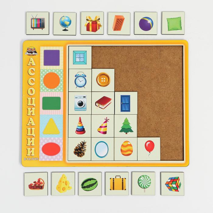 Сортер "Ассоциации. Геометрические фигуры" 
Сортер "Ассоциации. Геометрические фигуры"