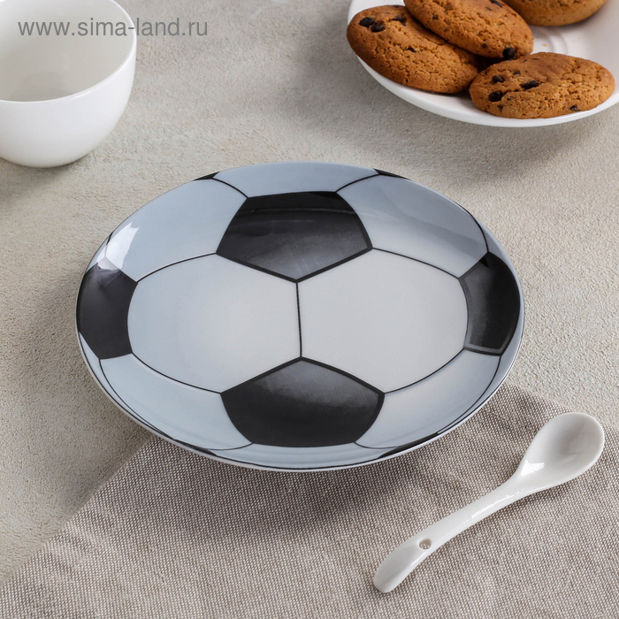 Тарелка мелкая «Матч», d=17,5 см, рисунок МИКС
Тарелка мелкая «Матч», d=17,5 см, рисунок МИКС