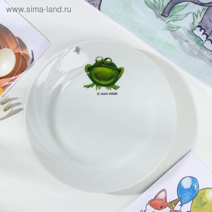 Тарелка мелкая «Лягушка», d=17,5 см
Тарелка мелкая «Лягушка», d=17,5 см