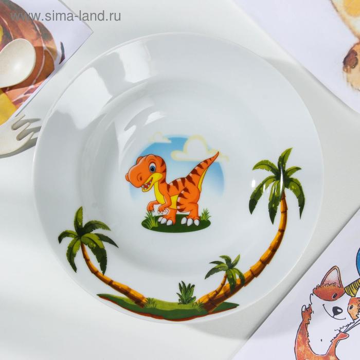 Тарелка глубокая «Динозаврики», d=20 см, 250 мл
Тарелка глубокая «Динозаврики», d=20 см, 250 мл