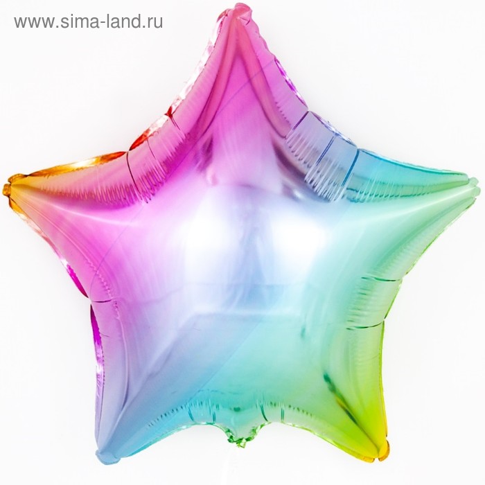 Шар фольгированный 32" «Градиент», звезда, нежная радуга
Шар фольгированный 32" «Градиент», звезда, нежная радуга