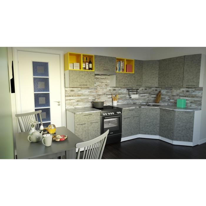 Кухонный гарнитур Валерия оптима 5 2700*1600 мм
Кухонный гарнитур Валерия оптима 5 2700*1600 мм