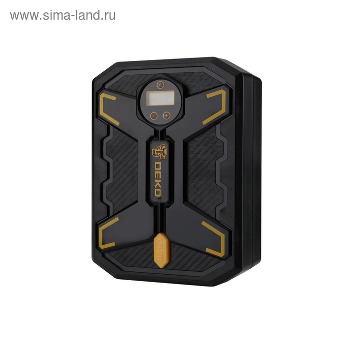 Компрессор автомобильный, цифровой, DEKO DKCP150Psi-LCD 12В, 25 л/мин, кабель 3 м, 5,6 атм, шланг 0.62 м, фонарь
Компрессор автомобильный, цифровой, DEKO DKCP150Psi-LCD 12В, 25 л/мин, кабель 3 м, 5,6 атм, шланг 0.62 м, фонарь