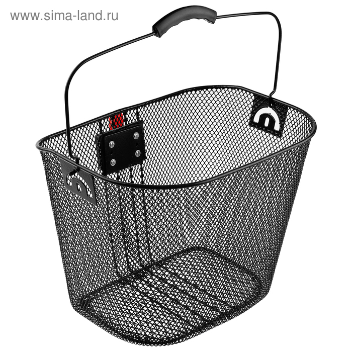 фото Корзина jl-286 с креплением, съёмная, стальная, цвет чёрный