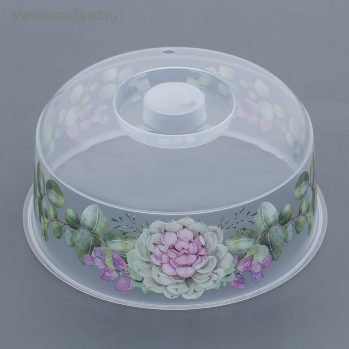 Крышка для разогрева пищевых продуктов в СВЧ-печи «Каменная роза», d=22 cм
Крышка для разогрева пищевых продуктов в СВЧ-печи «Каменная роза», d=22 cм