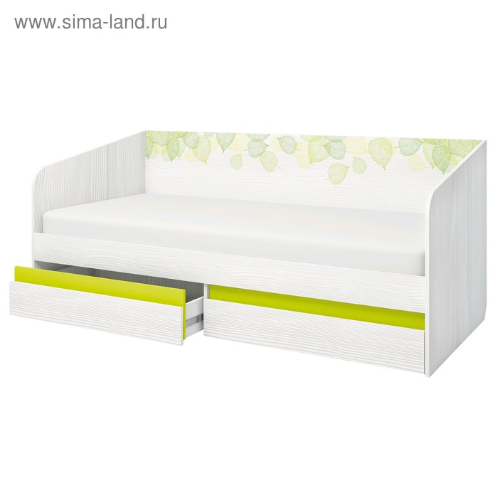 Кровать-тахта «Эко 900.4», 2000 × 900 мм, цвет рамух белый / лайм
Кровать-тахта «Эко 900.4», 2000 × 900 мм, цвет рамух белый / лайм