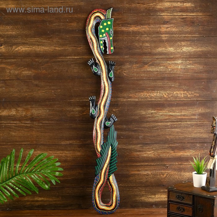 Панно "Дракон" дерево 95х14х1 см
Панно "Дракон" дерево 95х14х1 см