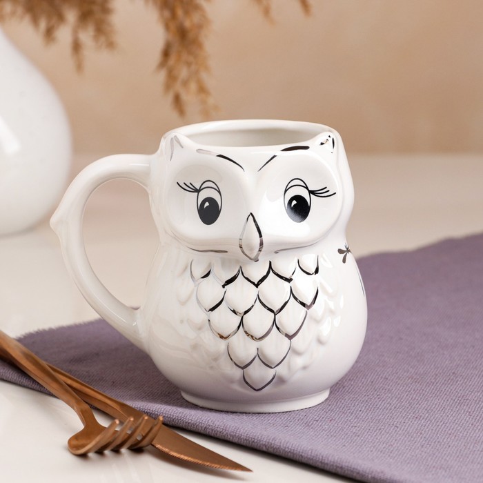 Кружка "Сова", белая, 0.35 л, микс
Кружка "Сова", белая, 0.35 л, микс