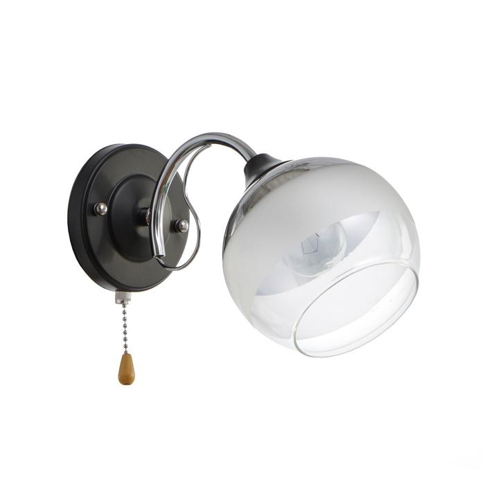 Бра 4861/1 1х60W E27 хром/чёрный
Бра 4861/1 1х60W E27 хром/чёрный