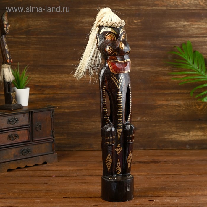 Статуэтка "Абориген Муса" дерево 9х9х55 см
Статуэтка "Абориген Муса" дерево 9х9х55 см