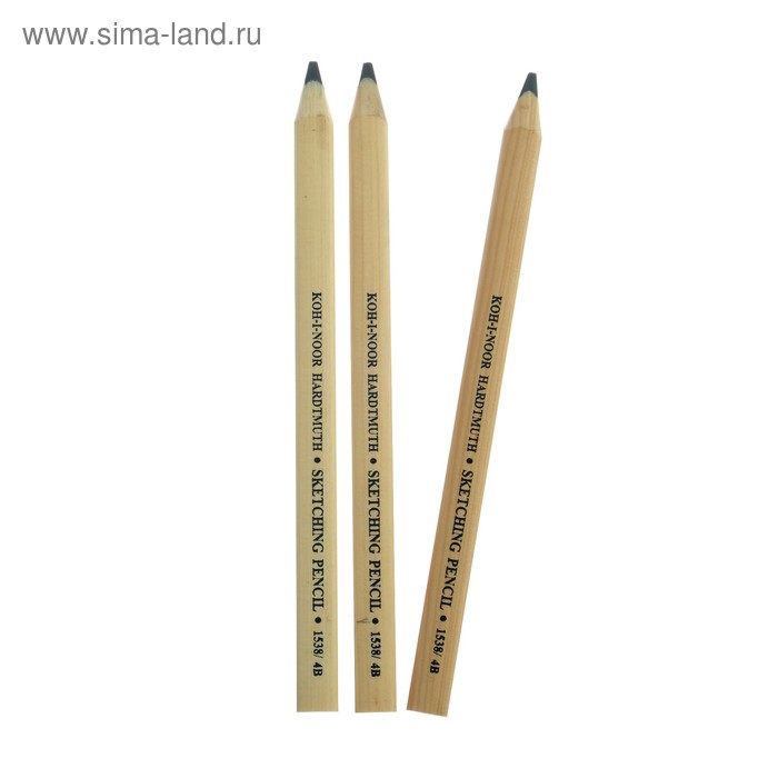 Набор 3 штуки карандаш чернографитный Koh-I-Noor 1538, 4B Jumbo, эскизный, плоский (1295209)
Набор 3 штуки карандаш чернографитный Koh-I-Noor 1538, 4B Jumbo, эскизный, плоский (1295209)