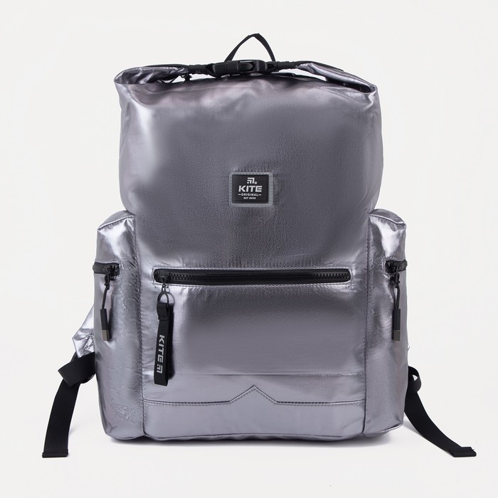 Рюкзак на молнии, цвет серебристый
Рюкзак на молнии, цвет серебристый