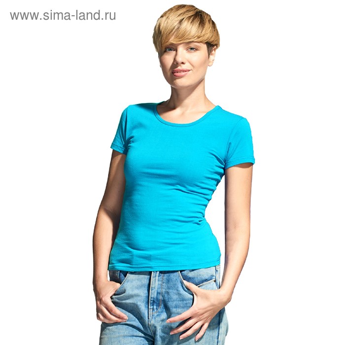Футболка женская, размер 48, цвет бирюзовый
Футболка женская, размер 48, цвет бирюзовый
