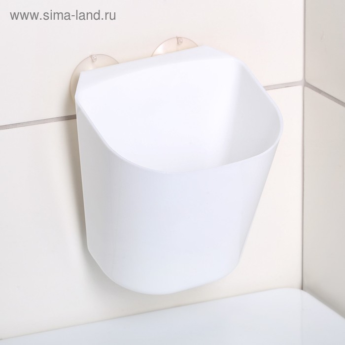 Полка навесная малая Krita, 11,5×13×18 см, цвет снежно-белый
Полка навесная малая Krita, 11,5×13×18 см, цвет снежно-белый