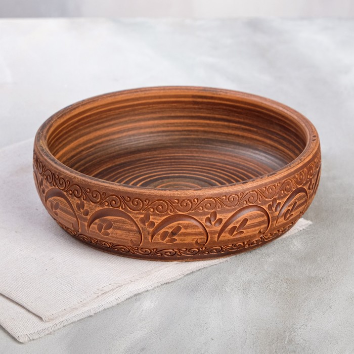 Сковородка для запекания "Кеци", декор, красная глина, 21 см
Сковородка для запекания "Кеци", декор, красная глина, 21 см