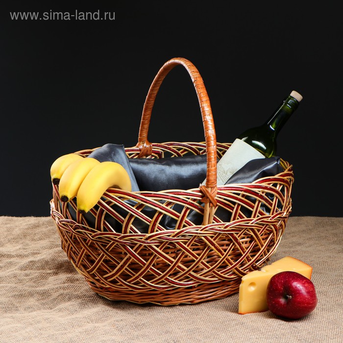 Корзина плетеная "Ажурная", 43 х 33 х 39 см
Корзина плетеная "Ажурная", 43 х 33 х 39 см