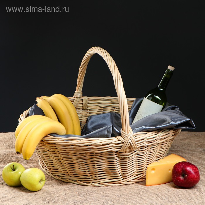 Корзина плетеная "Подарок", 53 х 53 х 36 см
Корзина плетеная "Подарок", 53 х 53 х 36 см