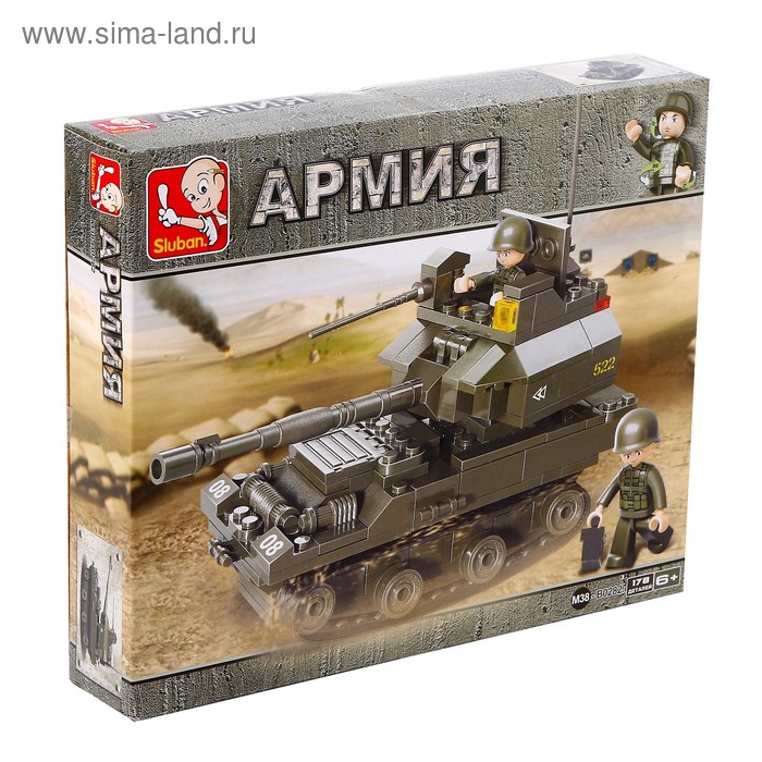 Конструктор Армия «Боевой танк пехоты», 178 деталей
Конструктор Армия «Боевой танк пехоты», 178 деталей