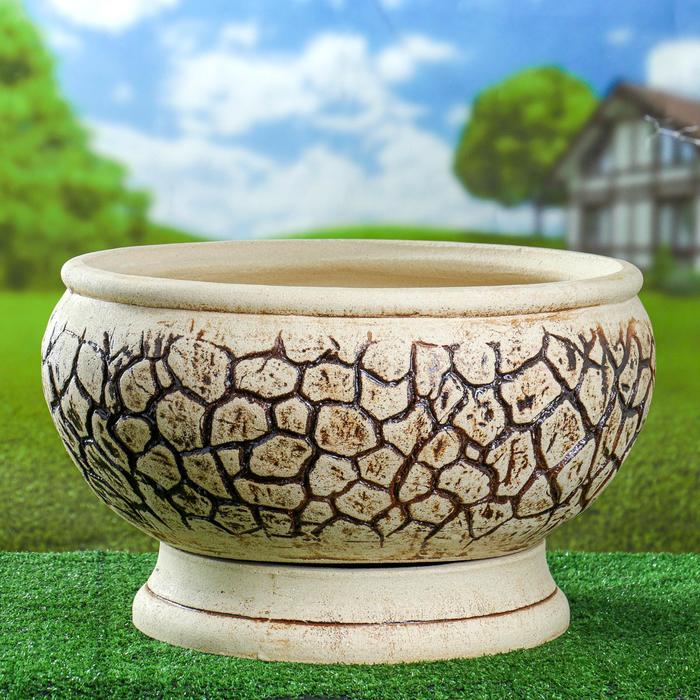 Кашпо садовое "Купец", шамот, 45 л
Кашпо садовое "Купец", шамот, 45 л