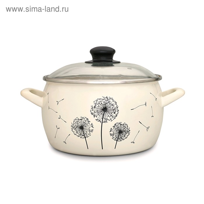 Кастрюля эмалированная «Одуванчик» 7.9 л, 24 см
Кастрюля эмалированная «Одуванчик» 7.9 л, 24 см