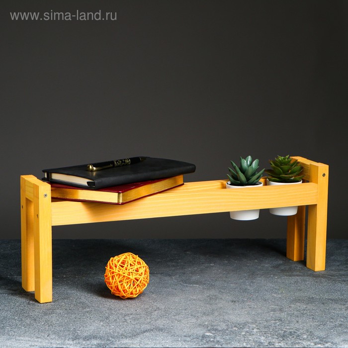 Полка деревянная "Ручная", цвет охра, 18 х 50 х 10 см
Полка деревянная "Ручная", цвет охра, 18 х 50 х 10 см