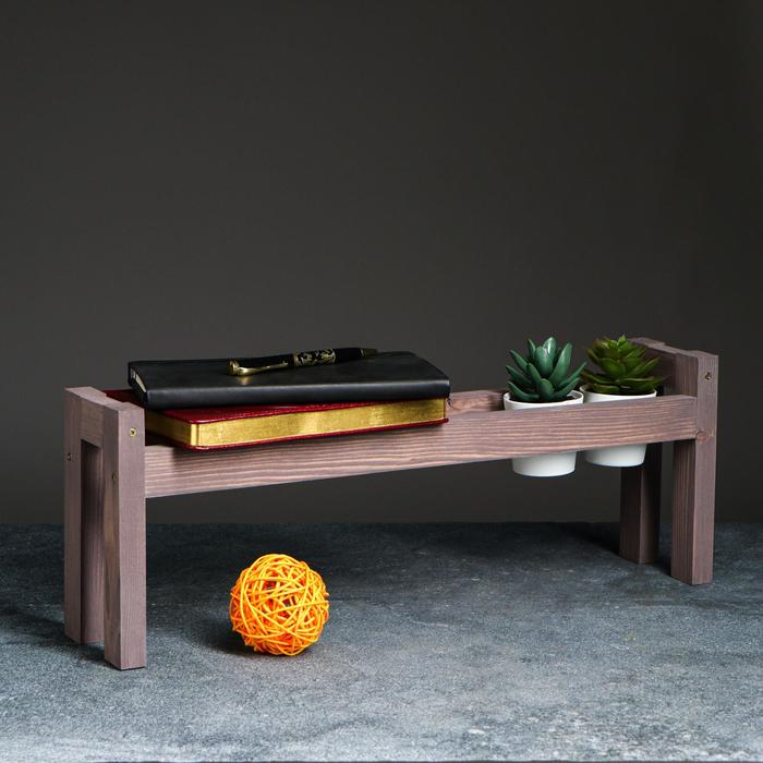 Полка деревянная "Ручная", цвет серо-фиолетовый, 18 х 50 х 10 см
Полка деревянная "Ручная", цвет серо-фиолетовый, 18 х 50 х 10 см