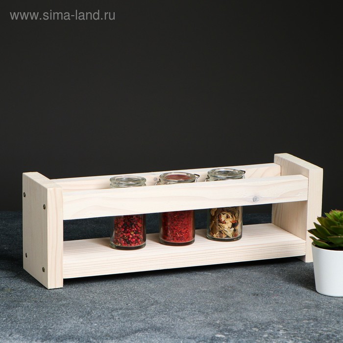 Полка деревянная "Специи", цвет белый, 12 х 36 х 10 см
Полка деревянная "Специи", цвет белый, 12 х 36 х 10 см