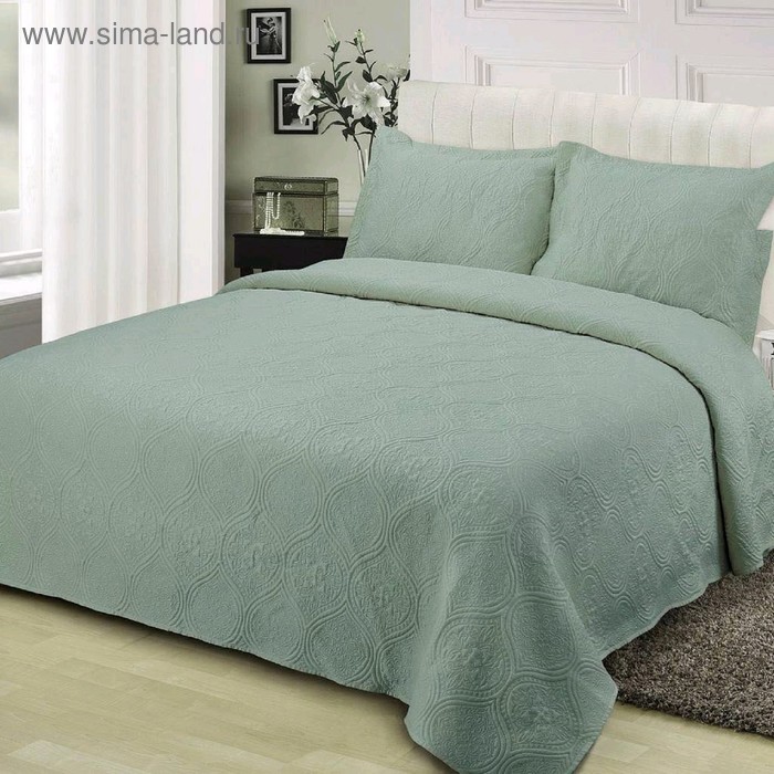 Комплект «Скарлет»: покрывало 240 × 260 см, наволочки 50 × 70 см - 2 шт, бирюзовый
Комплект «Скарлет»: покрывало 240 × 260 см, наволочки 50 × 70 см - 2 шт, бирюзовый