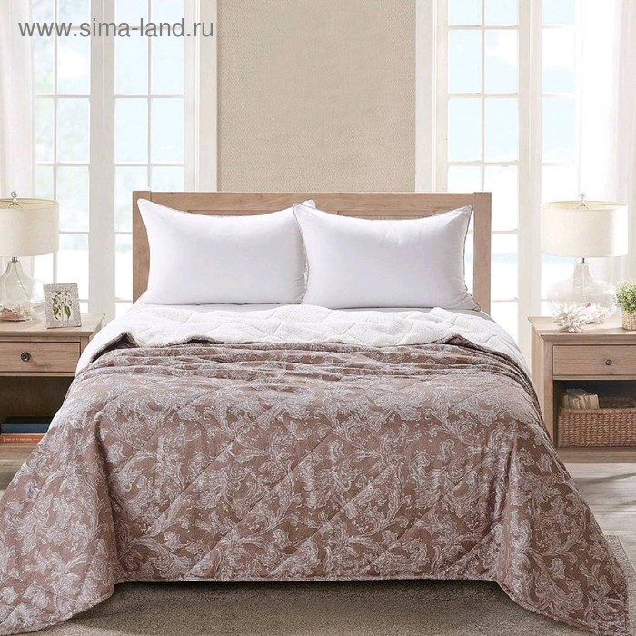 Покрывало «Ингрид», размер 160 × 220 см, кофейный 
Покрывало «Ингрид», размер 160 × 220 см, кофейный